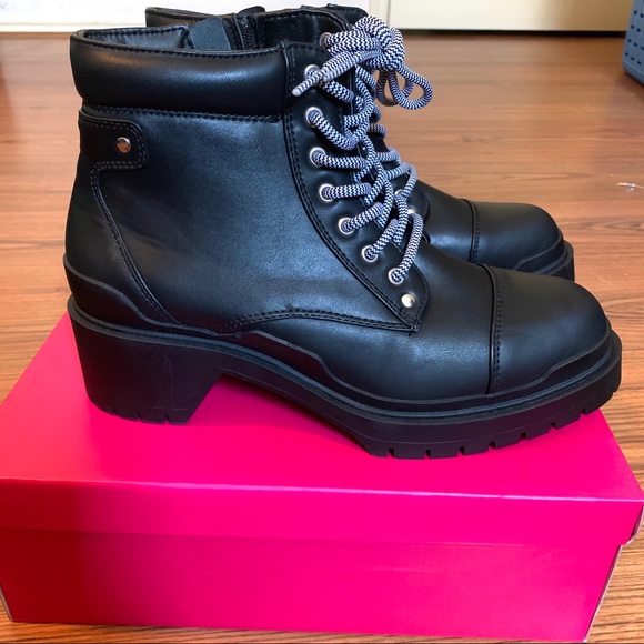 Catherine Malandrino Mendia Lace-Up Combat Boot - Picture 3 of 8